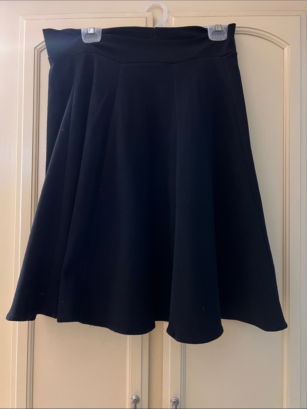Women's Black Circle Skirt - Flared Skater Style